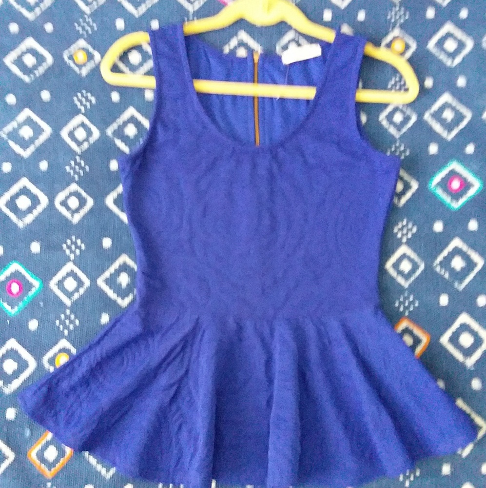 Arden B peplum top